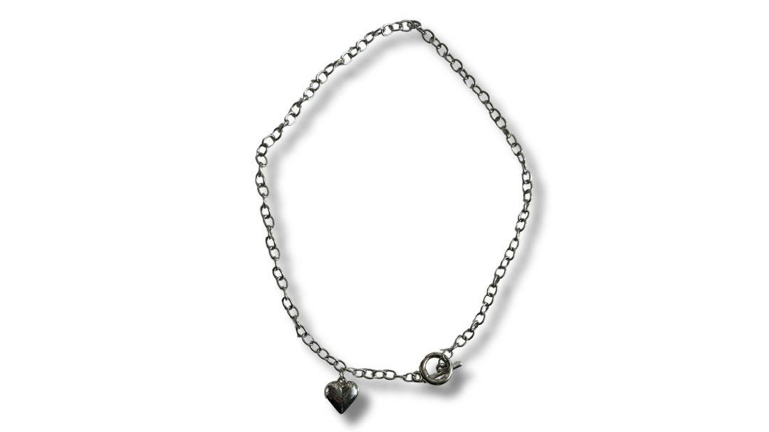 Heart chain necklace