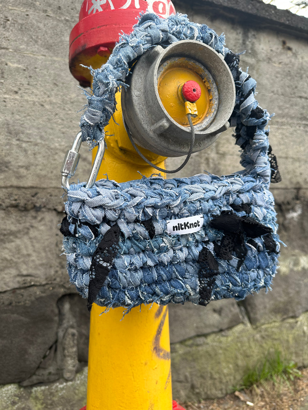 Rok nr.3 up-cycled Denim taska