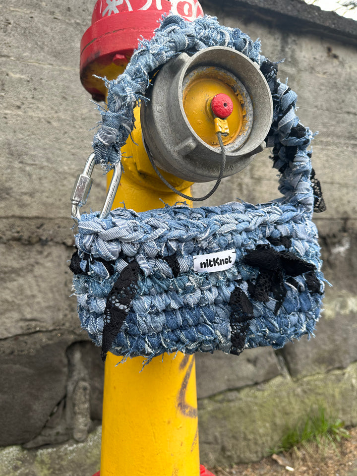 Rok nr.3 up-cycled Denim taska
