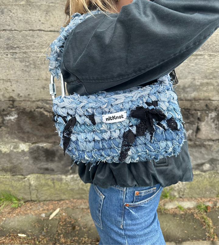 Rok nr.3 up-cycled Denim taska
