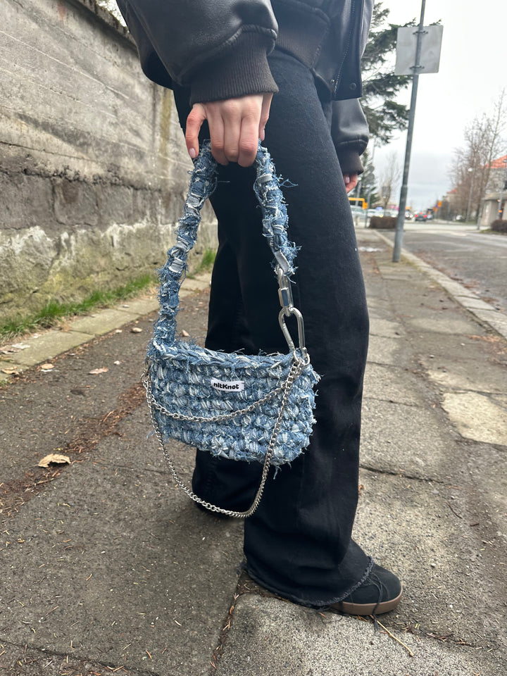 Rok nr.6 up-cycled Denim taska