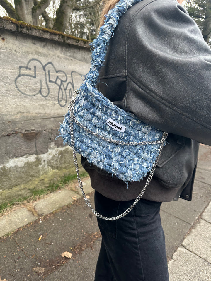 Rok nr.6 up-cycled Denim taska